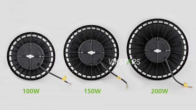 Billigster Preis UFO High Bay Lichter 100W 150W 200W Für Lagerwerkzeugfabrik 4