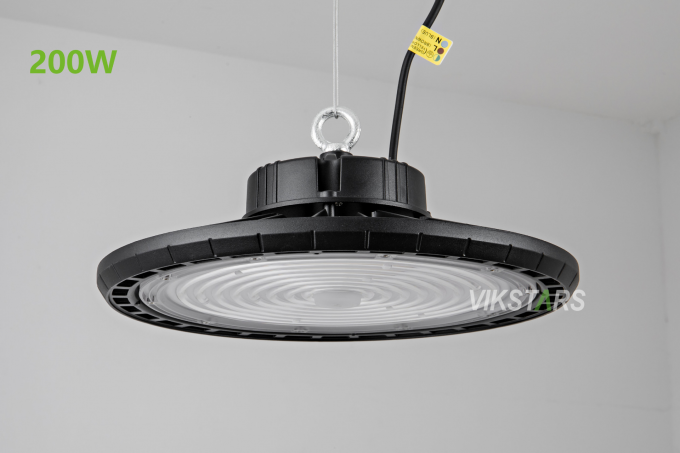 Billigster Preis UFO High Bay Lichter 100W 150W 200W Für Lagerwerkzeugfabrik 7