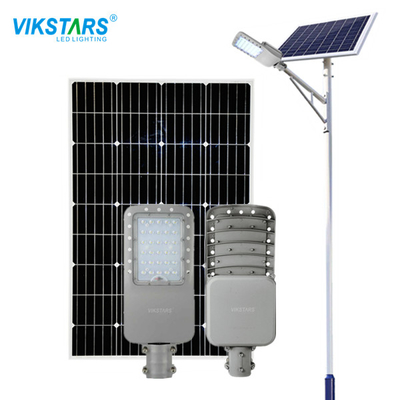 kaufen SMD3030 kaltes Weiß 100 Watt-Solarstraßenlaterne-IP65 wasserdichtes 6000K im Freien on-line-Fertigung