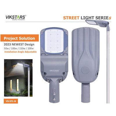 kaufen IK10 Wasserdichtes Led Straßenlicht 50w 150w High End mit Fotozelle on-line-Fertigung