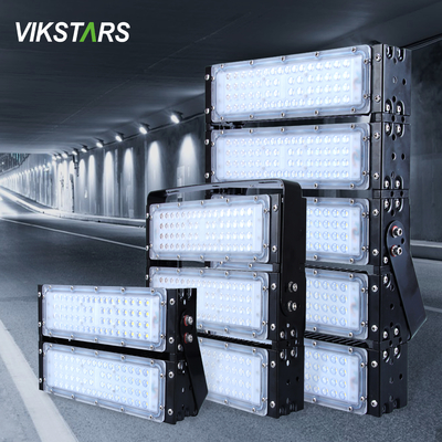 kaufen Beste 100W 300W Flossen Modul Flutlichter für Stadion Fußball Softball Golfplatz Feld mit Brand Driver Led Flutlicht on-line-Fertigung