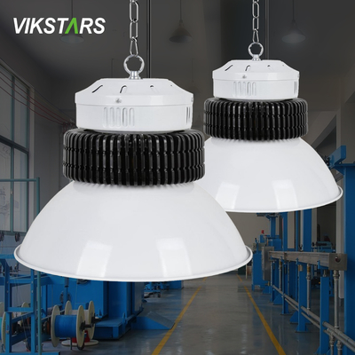 kaufen 150W 200W LED High Bay Lamp Weiße Flosse Hängende Industrielle Beleuchtung Für Indoor Natatorium Beleuchtung on-line-Fertigung